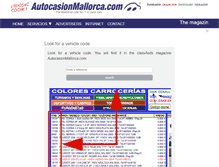 Tablet Screenshot of new.autocasionmallorca.com